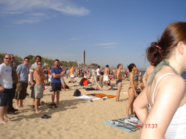 Primer dia en la playa, Platja Nova Icaria (109)