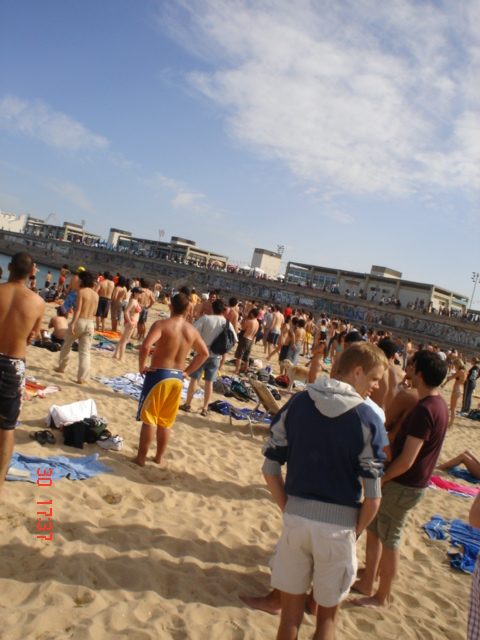 Primer dia en la playa, Platja Nova Icaria (110)