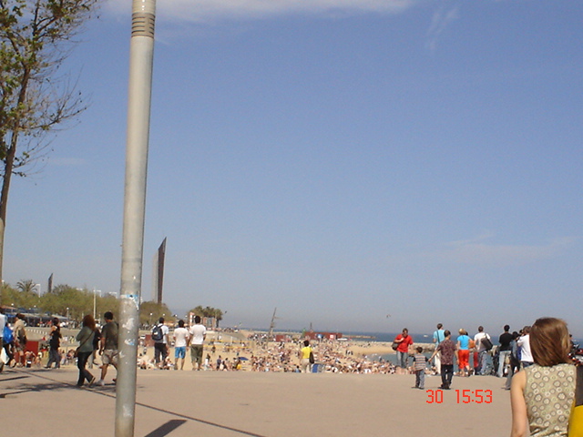Primer dia en la playa, Platja Nova Icaria (97)
